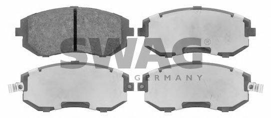 Комплект тормозных колодок, дисковый тормоз SWAG 87 91 6643