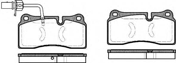 Комплект тормозных колодок, дисковый тормоз ROADHOUSE 2983.11