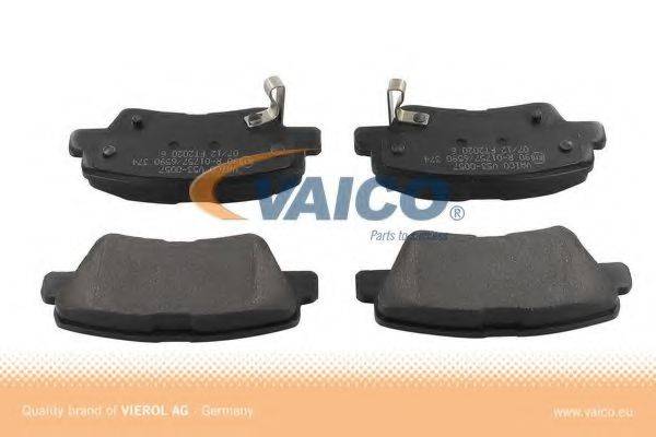 Комплект тормозных колодок, дисковый тормоз VAICO V53-0057