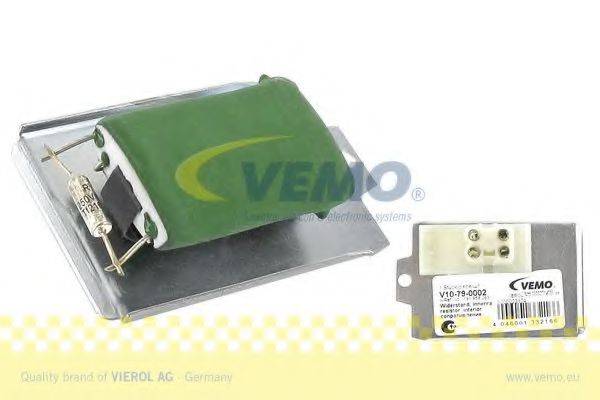 Регулятор, вентилятор салону VEMO V10-79-0002