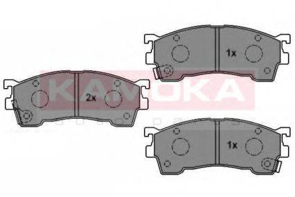 Комплект тормозных колодок, дисковый тормоз KAMOKA JQ1011900