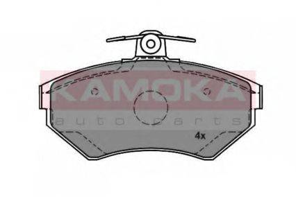 Комплект гальмівних колодок, дискове гальмо KAMOKA JQ1012624