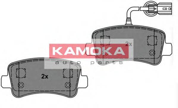 Комплект тормозных колодок, дисковый тормоз KAMOKA JQ101144