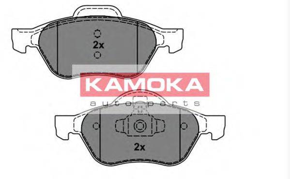 Комплект гальмівних колодок, дискове гальмо KAMOKA JQ101162