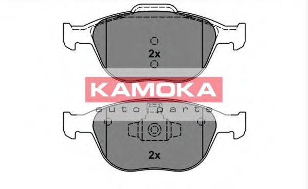 Комплект гальмівних колодок, дискове гальмо KAMOKA JQ1013136