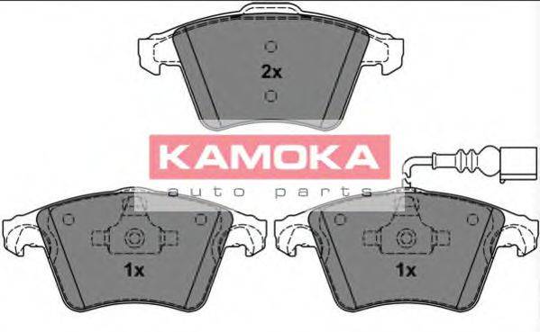 Комплект тормозных колодок, дисковый тормоз KAMOKA JQ1013286