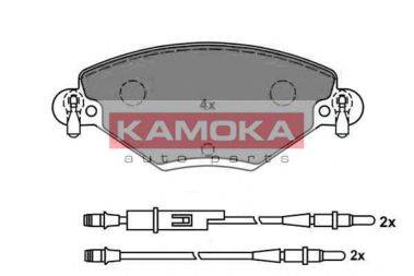 Комплект гальмівних колодок, дискове гальмо KAMOKA JQ1012822