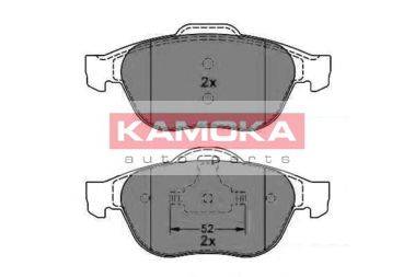 Комплект гальмівних колодок, дискове гальмо KAMOKA JQ1012882