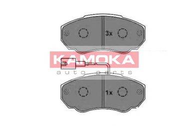 Комплект гальмівних колодок, дискове гальмо KAMOKA JQ1012956