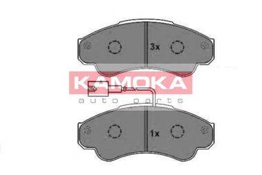 Комплект гальмівних колодок, дискове гальмо KAMOKA JQ1012958