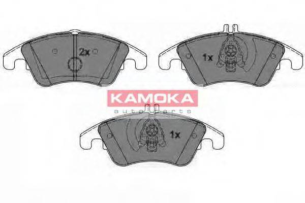 Комплект гальмівних колодок, дискове гальмо KAMOKA JQ101119