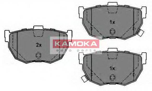 Комплект гальмівних колодок, дискове гальмо KAMOKA JQ1011276