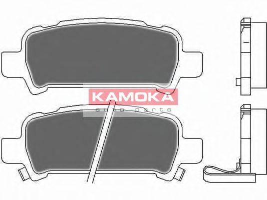 Комплект тормозных колодок, дисковый тормоз KAMOKA JQ1012666