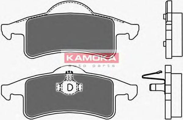Комплект тормозных колодок, дисковый тормоз KAMOKA JQ1013048
