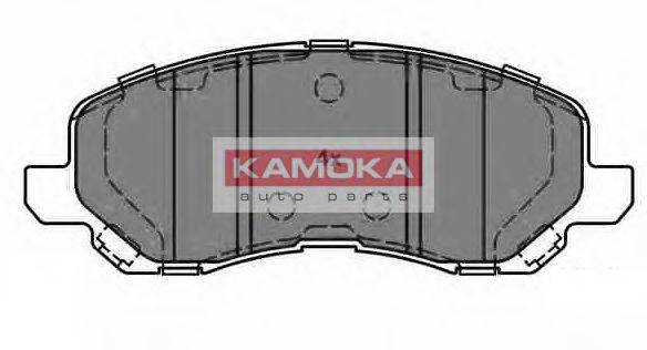 Комплект тормозных колодок, дисковый тормоз KAMOKA JQ1013242