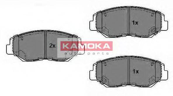 Комплект тормозных колодок, дисковый тормоз KAMOKA JQ1013316