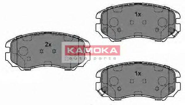 Комплект тормозных колодок, дисковый тормоз KAMOKA JQ1013466