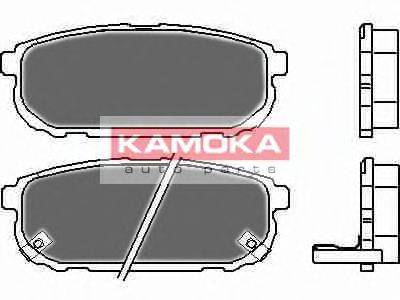 Комплект тормозных колодок, дисковый тормоз KAMOKA JQ1013472