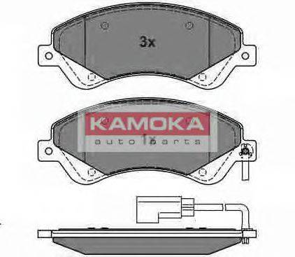 Комплект гальмівних колодок, дискове гальмо KAMOKA JQ1013858