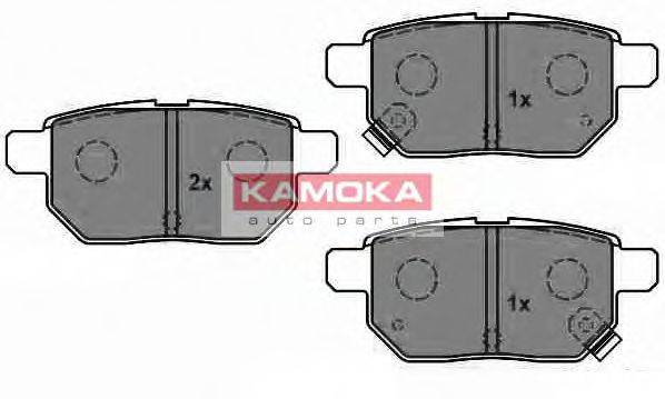 Комплект тормозных колодок, дисковый тормоз KAMOKA JQ1018084