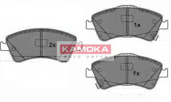 Комплект тормозных колодок, дисковый тормоз KAMOKA JQ1018094