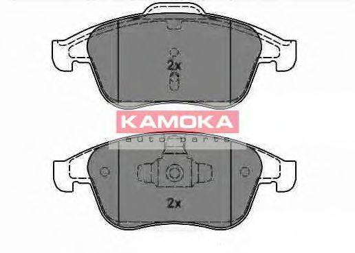 Комплект гальмівних колодок, дискове гальмо KAMOKA JQ1018136
