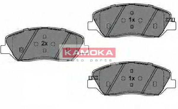 Комплект тормозных колодок, дисковый тормоз KAMOKA JQ1018222