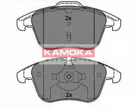 Комплект тормозных колодок, дисковый тормоз KAMOKA JQ1018320