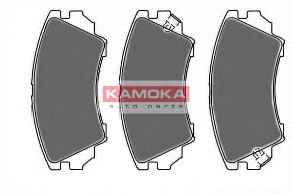 Комплект гальмівних колодок, дискове гальмо KAMOKA JQ1018416