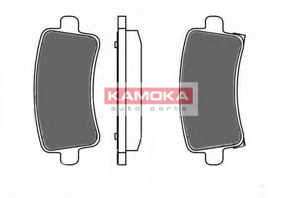 Комплект тормозных колодок, дисковый тормоз KAMOKA JQ1018504