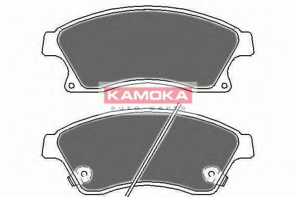 Комплект гальмівних колодок, дискове гальмо KAMOKA JQ1018524