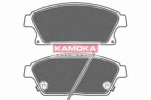Комплект гальмівних колодок, дискове гальмо KAMOKA JQ1018528
