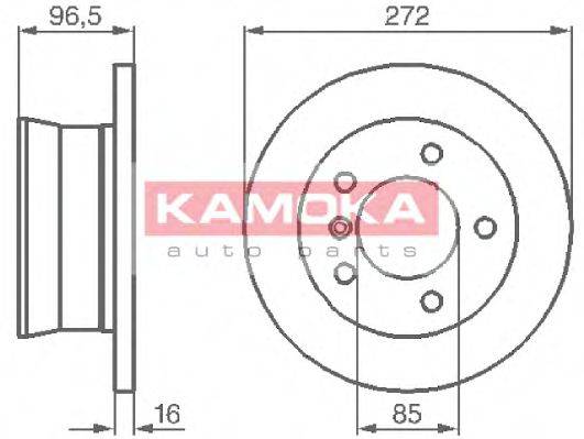 Тормозной диск KAMOKA 1031864