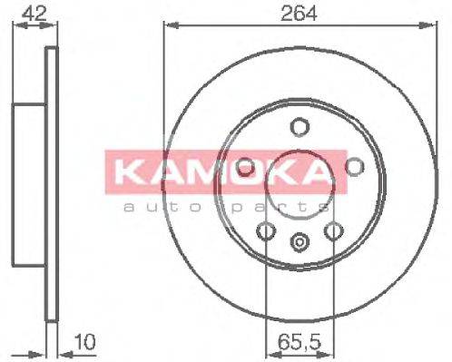 Тормозной диск KAMOKA 1032088