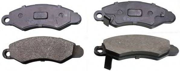 Комплект тормозных колодок, дисковый тормоз DENCKERMANN B110709