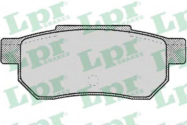Комплект тормозных колодок, дисковый тормоз LPR 05P072