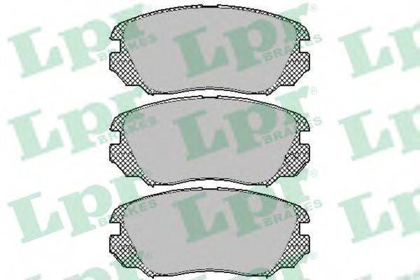 Комплект тормозных колодок, дисковый тормоз LPR 05P1409