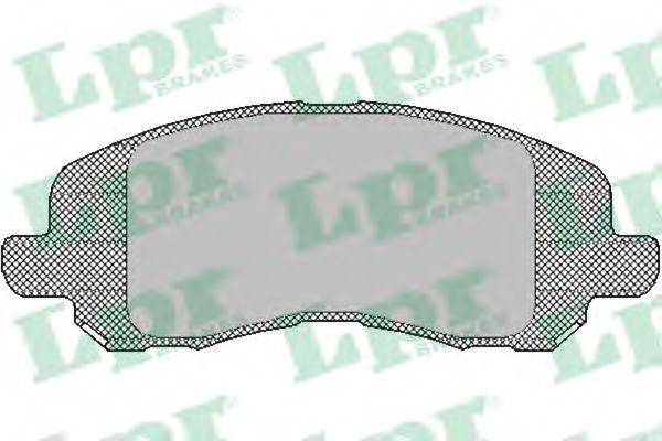 Комплект гальмівних колодок, дискове гальмо LPR 05P1430