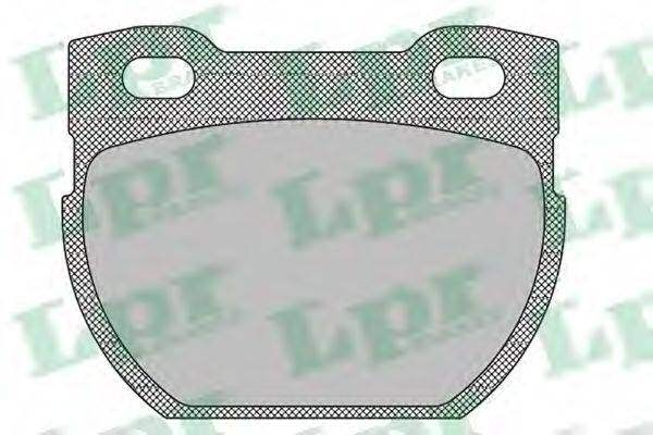Комплект гальмівних колодок, дискове гальмо LPR 05P1441
