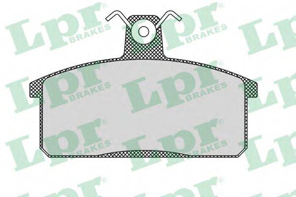 Комплект тормозных колодок, дисковый тормоз LPR 05P1498