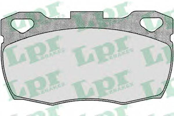 Комплект тормозных колодок, дисковый тормоз LPR 05P332