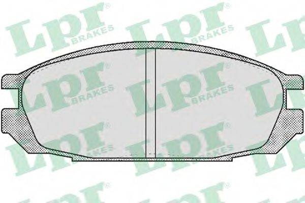 Комплект тормозных колодок, дисковый тормоз LPR 05P376