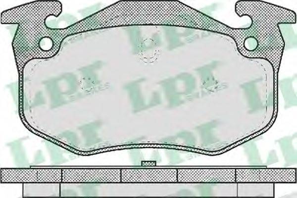Комплект тормозных колодок, дисковый тормоз LPR 05P582