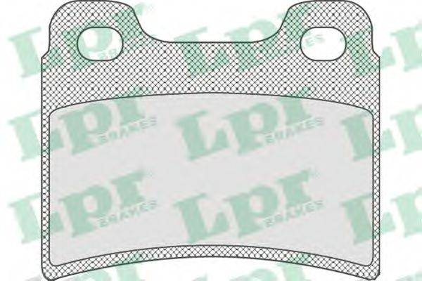 Комплект гальмівних колодок, дискове гальмо LPR 05P747