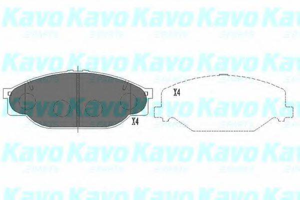 Комплект тормозных колодок, дисковый тормоз KAVO PARTS KBP-9039