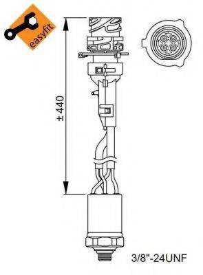 Пневматический выключатель, кондиционер NRF 38950