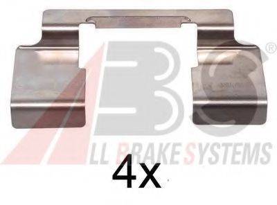 Комплектующие, колодки дискового тормоза A.B.S. 1235Q
