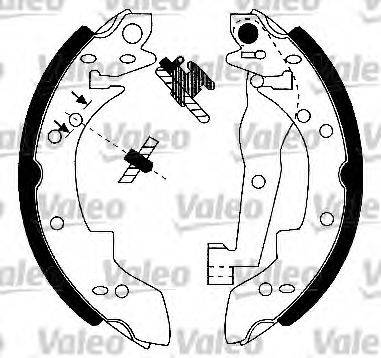 Комплект тормозных колодок VALEO 553660