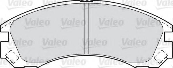 Комплект гальмівних колодок, дискове гальмо VALEO 601020