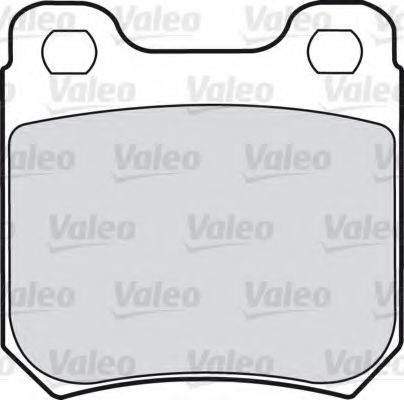 Комплект гальмівних колодок, дискове гальмо VALEO 598183